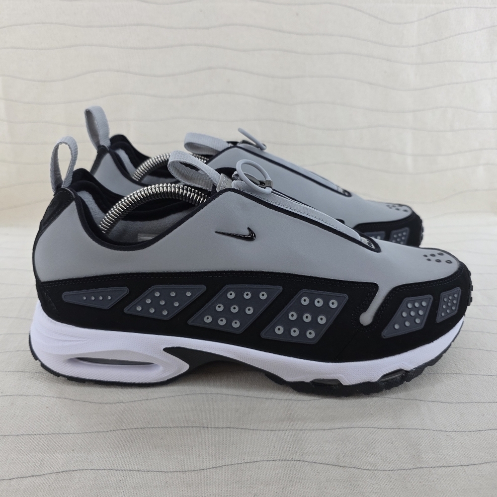 Nike Womens Max Sunder Obsidian Grey Haze Zip Sneakers Shoes HJ8080-401 Sz 10.5